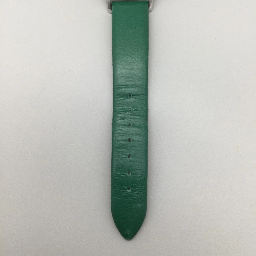 Akribos XXIV Womens Watch 34mm Green Diamond Dial Date Dress New Battery